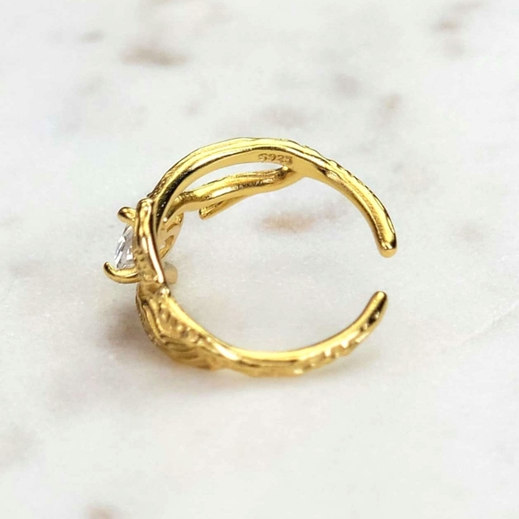 Branch & Stone Ring - Picture 4 of 5